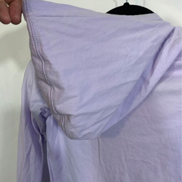 PUMA Pastel Purple Long Sleeve Hooded T-shirt. Girls Size 8. New Condition. - Picture 6 of 6